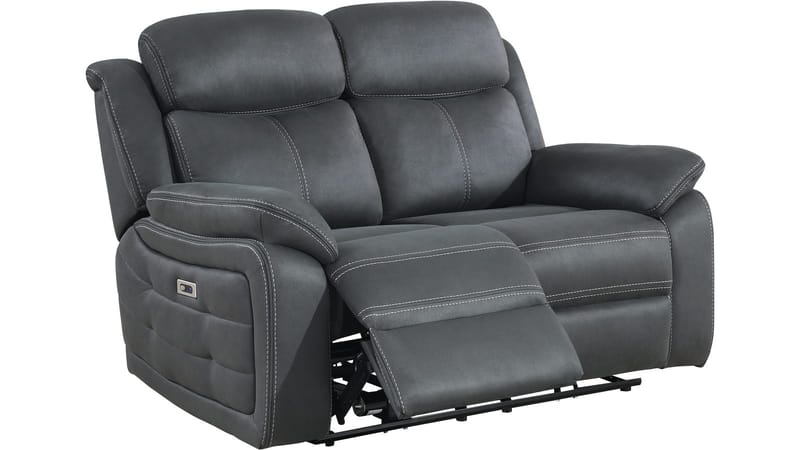 Reclinersofa Rindal 2-seter Elektrisk - grå - Møbler - Sofaer - Reclinersofaer - 2 seters kinosofa & reclinersofa