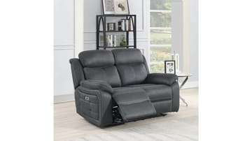Reclinersofa Rindal 2-seter Elektrisk - grå - Møbler - Sofaer - Reclinersofaer - 2 seters kinosofa & reclinersofa