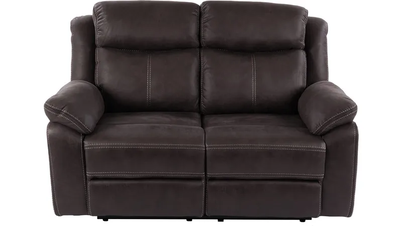 Reclinersofa Rindal 2-seter Manuell - brungrå - Møbler - Sofaer - Reclinersofaer - 2 seters kinosofa & reclinersofa