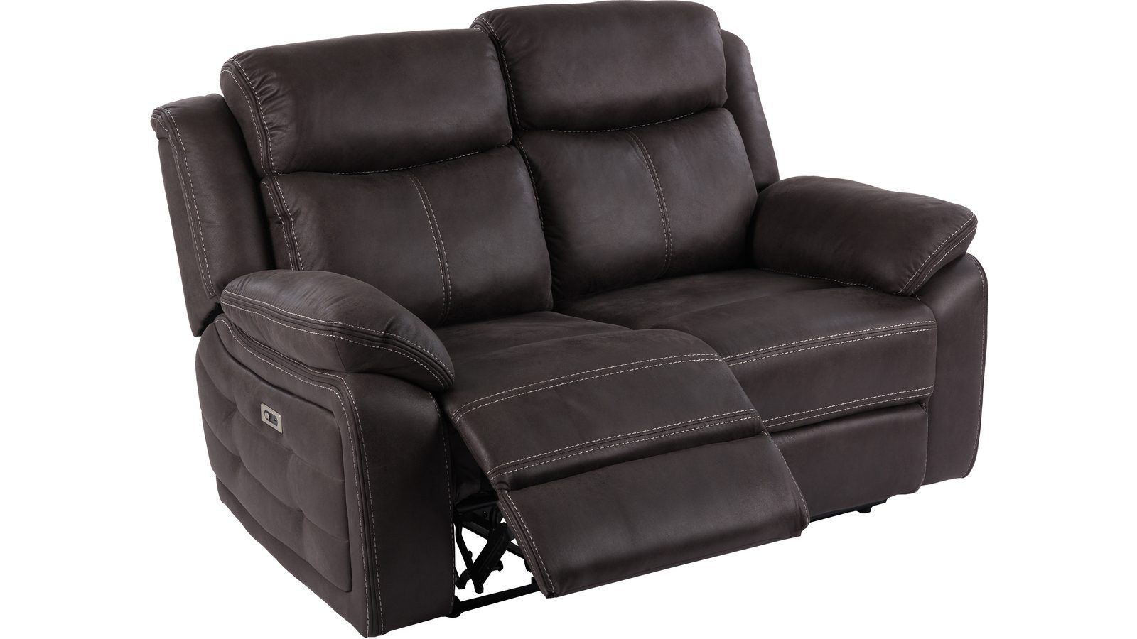 Reclinersofa Rindal 2-seter Manuell - brungrå