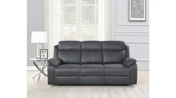 Reclinersofa Rindal 3-seter Elektrisk - grå - Møbler - Sofaer - Reclinersofaer - 3 seters kinosofa & reclinersofa