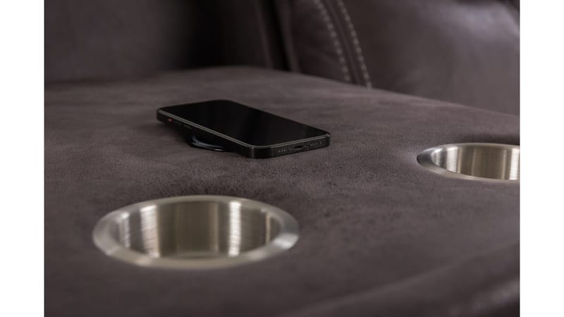 Reclinersofa Rindal 3-seter Elektrisk - grå - Møbler - Sofaer - Reclinersofaer - 3 seters kinosofa & reclinersofa
