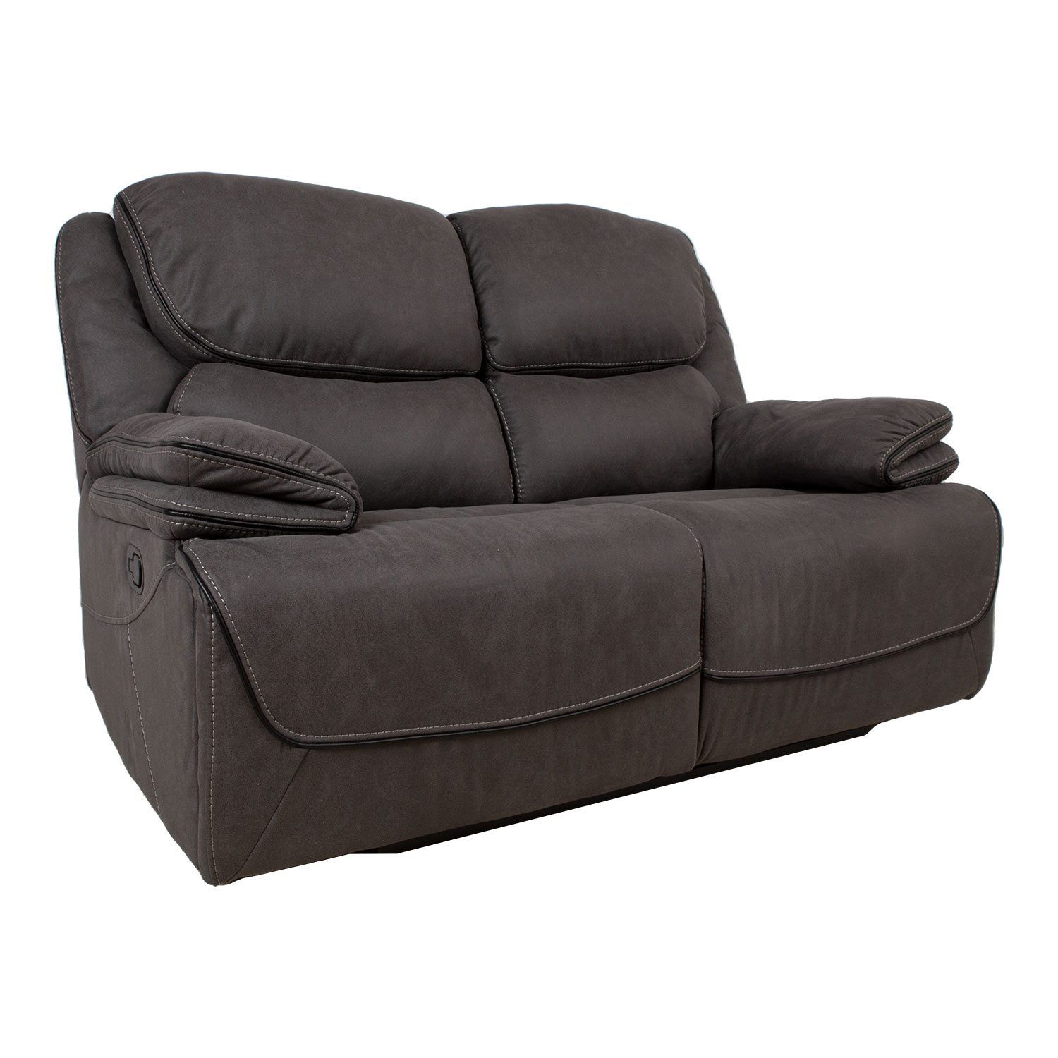 Reclinersofa Sälmar 2-seter med manuell mekanisme - grå