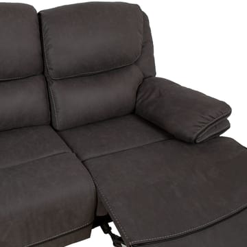 Reclinersofa Sälmar 2-seter med manuell mekanisme - grå - Møbler - Sofaer - Reclinersofaer - 2 seters kinosofa & reclinersofa