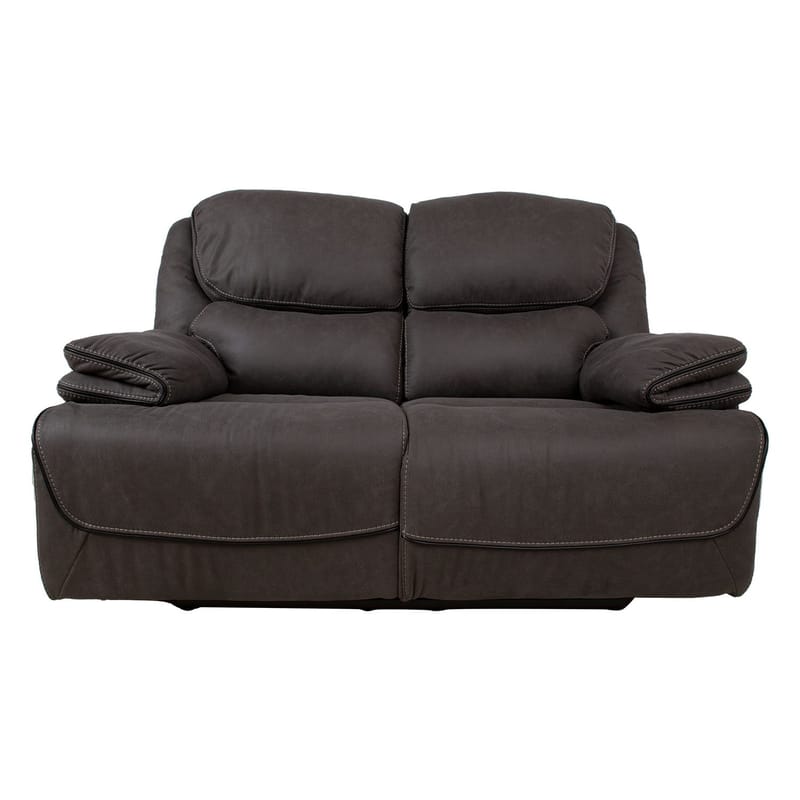 Reclinersofa Sälmar 2-seter med manuell mekanisme - grå - Møbler - Sofaer - Reclinersofaer - 2 seters kinosofa & reclinersofa