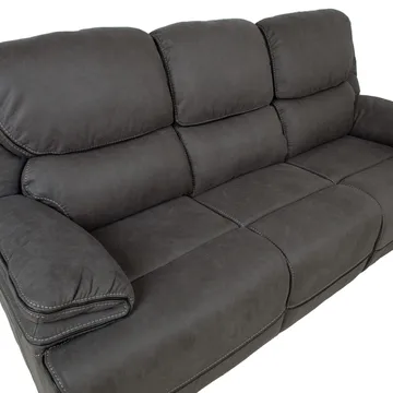 Reclinersofa Sälmar 3-seter med manuell mekanisme - grå - Møbler - Sofaer - Reclinersofaer - 3 seters kinosofa & reclinersofa