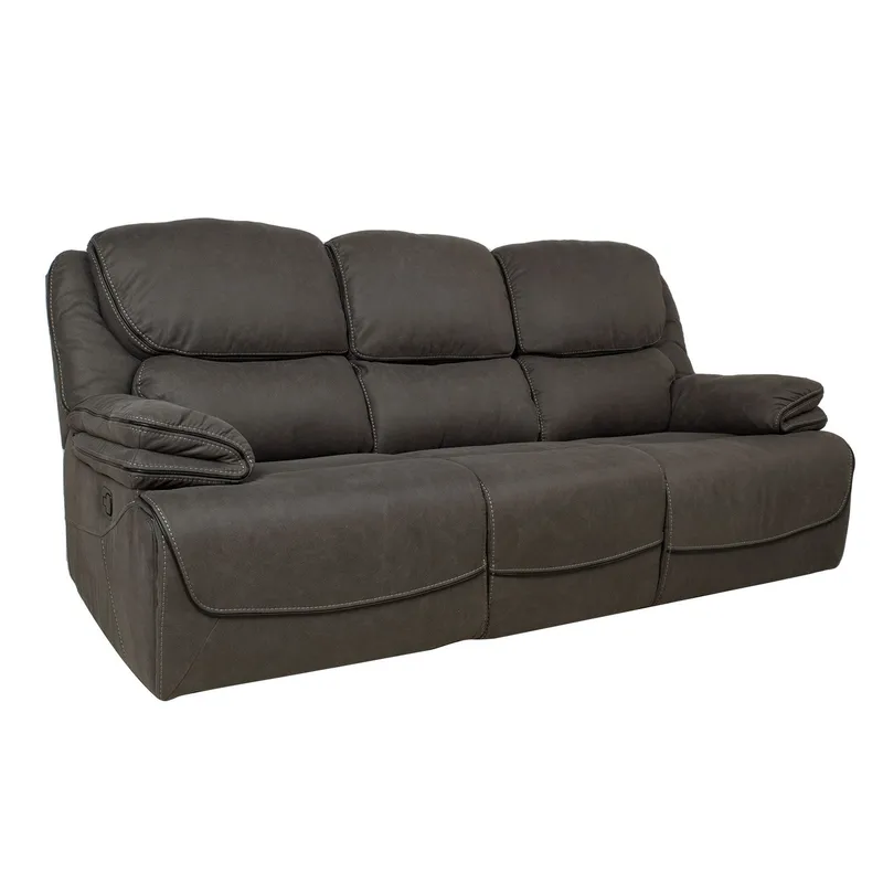 Reclinersofa Sälmar 3-seter med manuell mekanisme, grå
