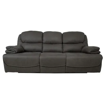 Reclinersofa Sälmar 3-seter med manuell mekanisme - grå - Møbler - Sofaer - Reclinersofaer - 3 seters kinosofa & reclinersofa