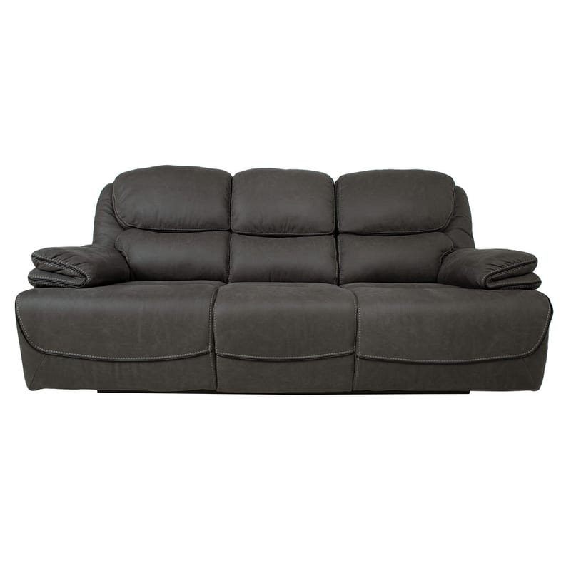 Reclinersofa Sälmar 3-seter med manuell mekanisme - grå - Møbler - Sofaer - Reclinersofaer - 3 seters kinosofa & reclinersofa