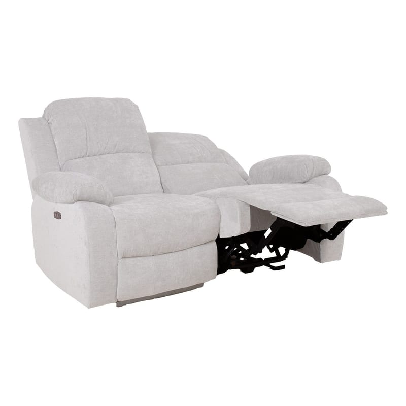 Reclinersofa Tränor 2-seter med elektrisk mekanisme - naturhvit - Møbler - Sofaer - Reclinersofaer - 2 seters kinosofa & reclinersofa