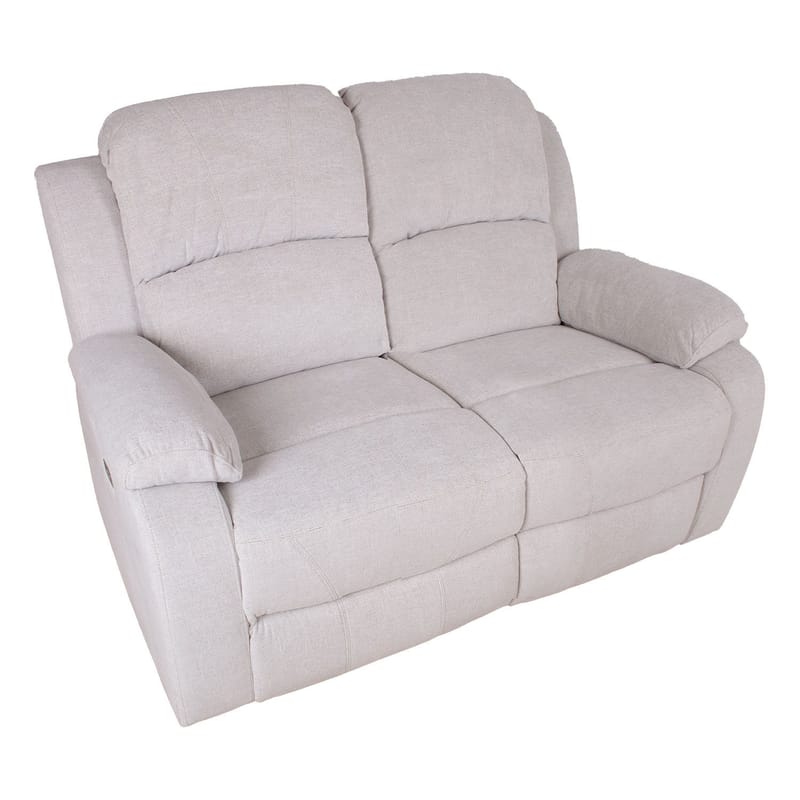 Reclinersofa Tränor 2-seter med elektrisk mekanisme - naturhvit - Møbler - Sofaer - Reclinersofaer - 2 seters kinosofa & reclinersofa