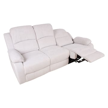 Reclinersofa Tränor 3-seter med elektrisk mekanisme - naturhvit - Møbler - Sofaer - Reclinersofaer - 3 seters kinosofa & reclinersofa