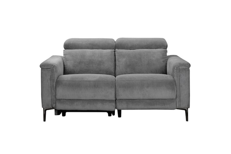 Reclinersofa uten hjørne Loft24 Lund reclinersofa 2-seter Lightgrey - Møbler - Sofaer - Reclinersofaer - 2 seters kinosofa & reclinersofa