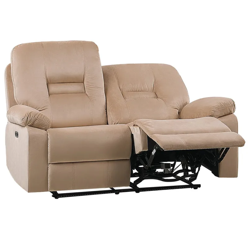 Reclinersoffa utan hörn Sand, Beige, undefined