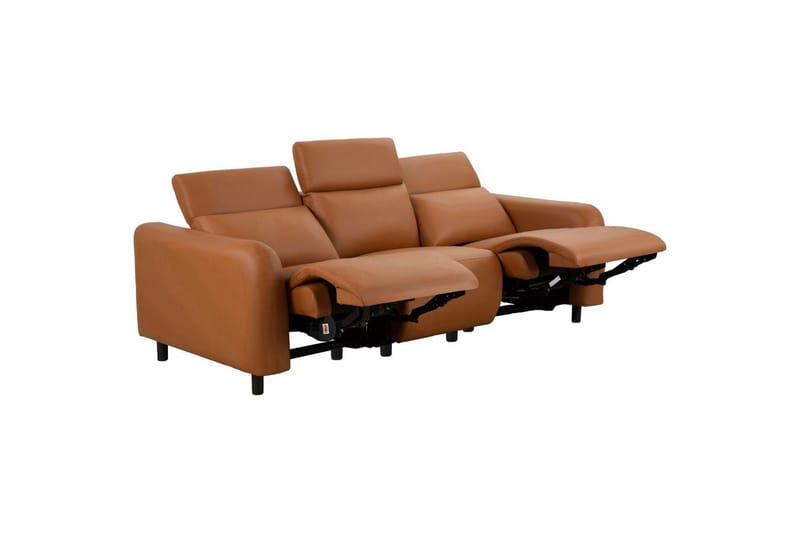 Skaane Reclinersofa 3-seter - Brun - Møbler - Sofaer - Reclinersofaer - 3 seters kinosofa & reclinersofa