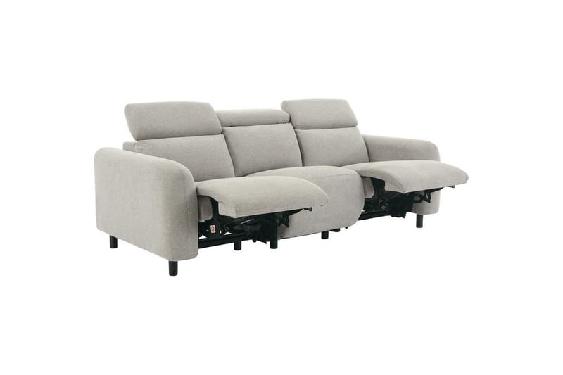 Skaane Reclinersofa 3-seter - Grå - Møbler - Sofaer - Reclinersofaer - 3 seters kinosofa & reclinersofa