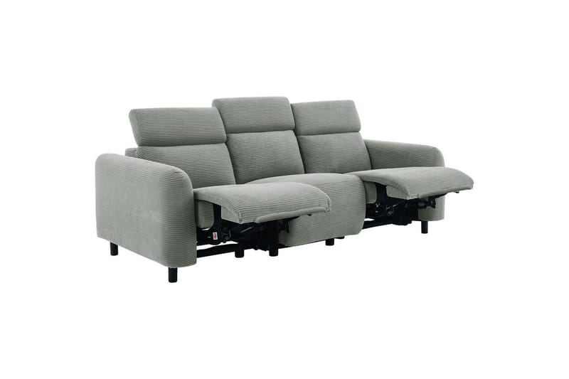 Skaane Reclinersofa 3-seter - Grå - Møbler - Sofaer - Reclinersofaer - 3 seters kinosofa & reclinersofa