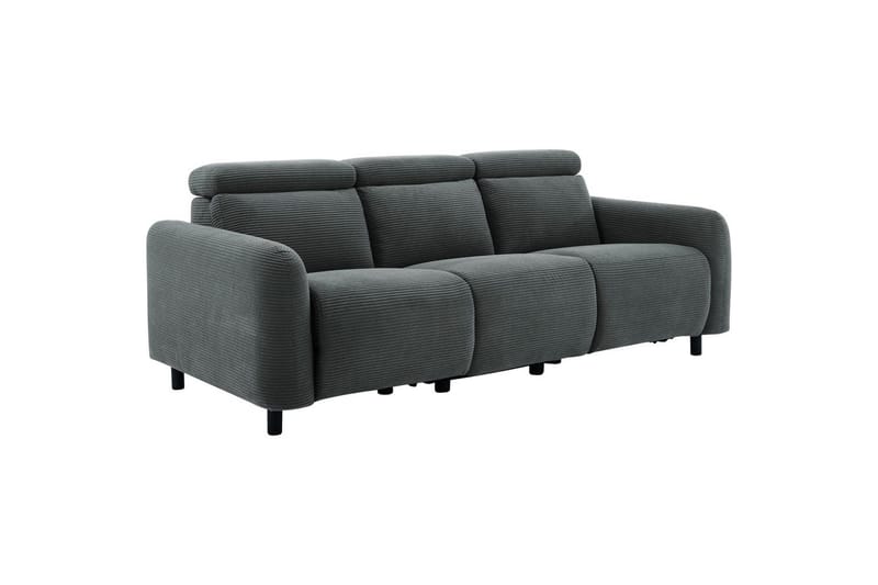 Skaane Reclinersofa 3-seter - Grå - Møbler - Sofaer - Reclinersofaer - 3 seters kinosofa & reclinersofa