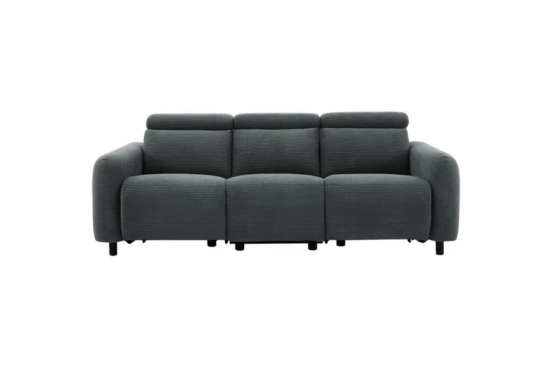 Skaane Reclinersofa 3-seter - Grå - Møbler - Sofaer - Reclinersofaer - 3 seters kinosofa & reclinersofa