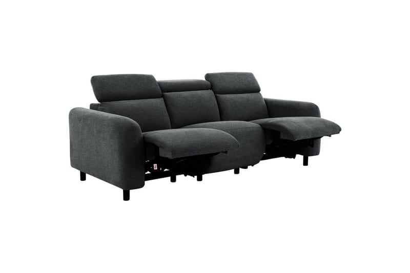 Skaane Reclinersofa 3-seter - Grå - Møbler - Sofaer - Reclinersofaer - 3 seters kinosofa & reclinersofa