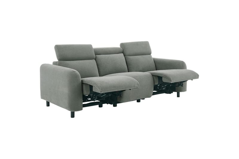 Skaane Reclinersofa 3-seter - Grå - Møbler - Sofaer - Reclinersofaer - 3 seters kinosofa & reclinersofa