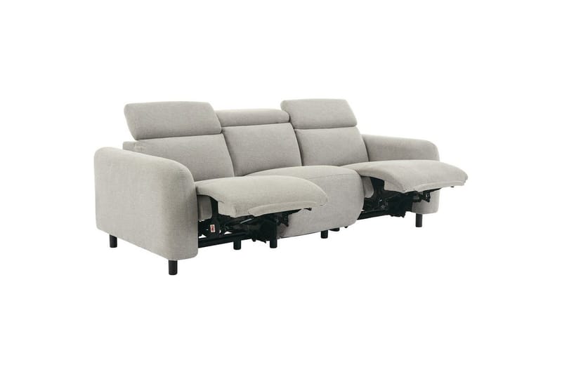 Skaane Reclinersofa 3-seter - Grå - Møbler - Sofaer - Reclinersofaer - 3 seters kinosofa & reclinersofa