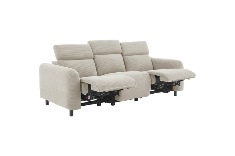 Skaane Reclinersofa 3-seter - Hvit - Møbler - Sofaer - Reclinersofaer - 3 seters kinosofa & reclinersofa