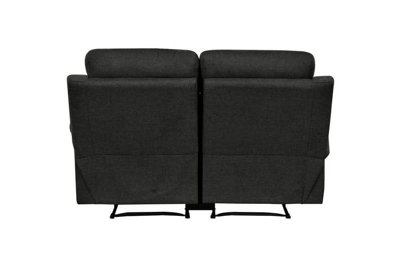 Sofa 2-seter Lannilis Antrasitt, Stoff/tre/metall - Antrasitt, Stoff/tre/metall - Møbler - Sofaer - Reclinersofaer - 2 seters kinosofa & reclinersofa