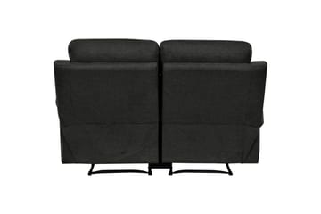 Sofa 2-seter Lannilis Antrasitt, Stoff/tre/metall - Antrasitt, Stoff/tre/metall - Møbler - Sofaer - Reclinersofaer - 2 seters kinosofa & reclinersofa