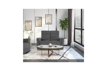 Sofa 2-seter Southbrook Antrasitt, Stoff/tre/metall, Elektrisk recliner - Antrasitt, Stoff/tre/metall, Elektrisk recliner - Møbler - Sofaer - Reclinersofaer - 2 seters kinosofa & reclinersofa