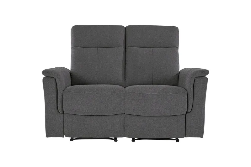 Sofa 2-seter Southbrook Antrasitt, Stoff/tre/metall, Elektrisk recliner - Antrasitt, Stoff/tre/metall, Elektrisk recliner - Møbler - Sofaer - Reclinersofaer - 2 seters kinosofa & reclinersofa