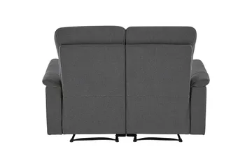 Sofa 2-seter Southbrook Antrasitt, Stoff/tre/metall, Manuell hvilestol - Antrasitt, Stoff/tre/metall, Manuell hvilestol - Møbler - Sofaer - Reclinersofaer - 2 seters kinosofa & reclinersofa
