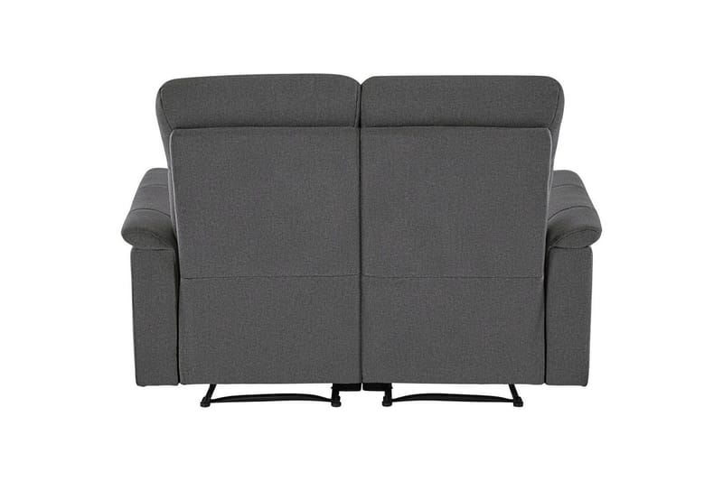 Sofa 2-seter Southbrook Antrasitt, Stoff/tre/metall, Manuell hvilestol - Antrasitt, Stoff/tre/metall, Manuell hvilestol - Møbler - Sofaer - Reclinersofaer - 2 seters kinosofa & reclinersofa
