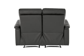 Sofa 2-seter Southbrook Grå, PU/tre/metall, Manuell hvilestol - Grå, PU/tre/metall, Manuell hvilestol - Møbler - Sofaer - Reclinersofaer - 2 seters kinosofa & reclinersofa