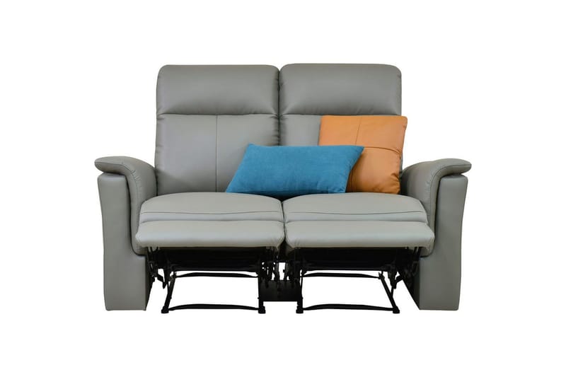Sofa 2-seter Southbrook Lys grå, PU/tre/metall, Elektrisk recliner - Lys grå, PU/tre/metall, Elektrisk recliner - Møbler - Sofaer - Reclinersofaer - 2 seters kinosofa & reclinersofa