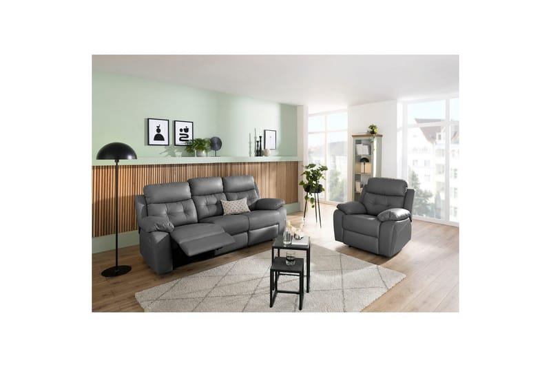 Sofa 3-seter Lannilis - Møbler - Sofaer - Reclinersofaer - 3 seters kinosofa & reclinersofa