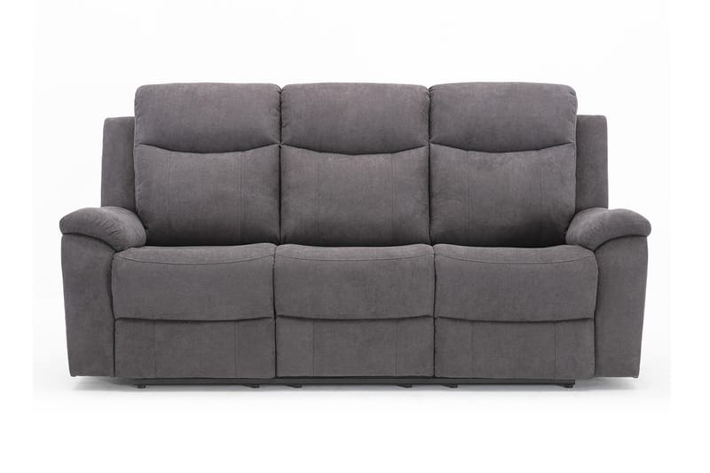 Sofa Milo 3-seter - Grå - Sofa 3 seter - 3 seters kinosofa & reclinersofa - Reclinersofaer