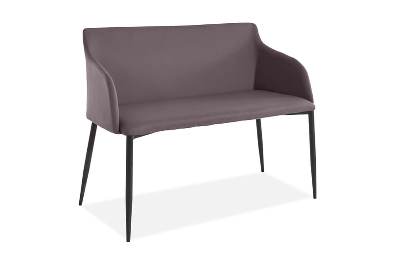 Jelena Kjøkkensofa Kunstlær - Brun/Svart - Møbler - Sofaer - Kjøkkensofaer