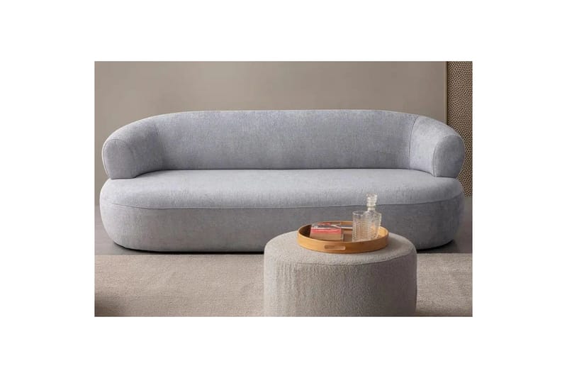 Kollumber Sofa 3-seter - Grå - Møbler - Sofaer - Sofa 3 seter