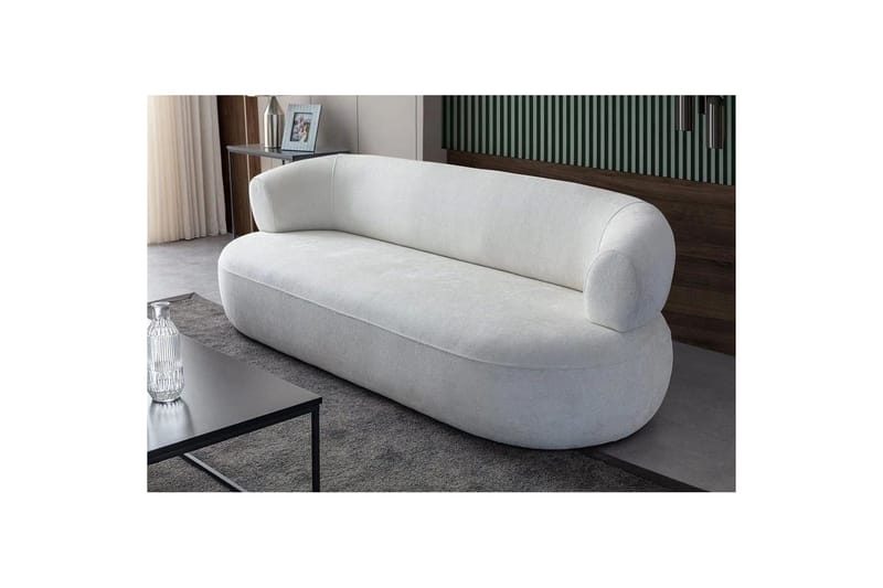 Kollumber Sofa 3-seter - Hvit - Møbler - Sofaer - Sofa 3 seter