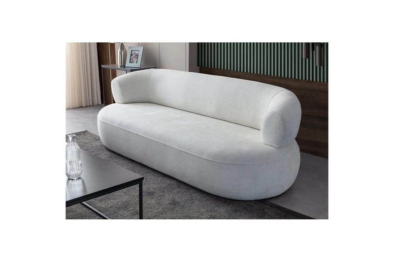 Kollumber Sofa 3-seter - Hvit - Møbler - Sofaer - Sofa 3 seter
