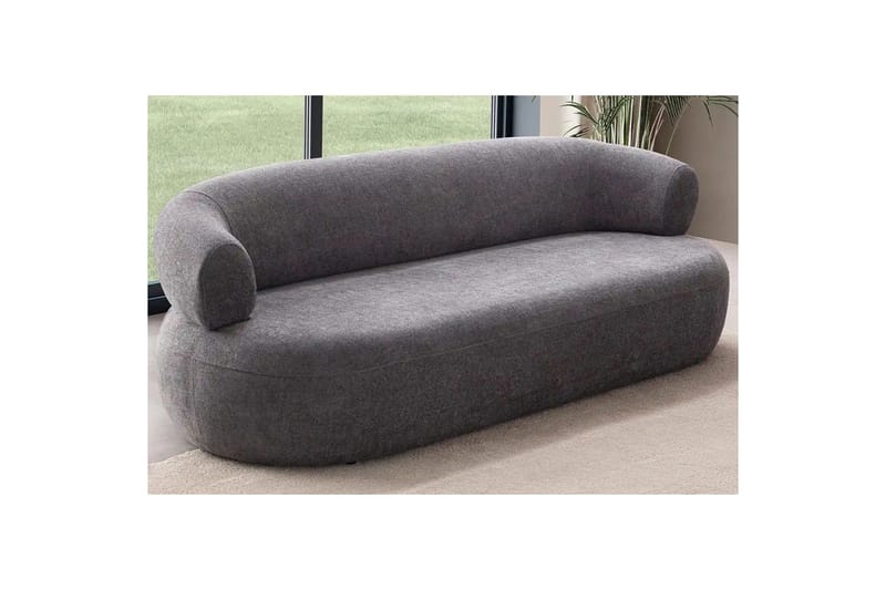 Kollumber Sofa 3-seter - Mørkgrå - Møbler - Sofaer - Sofa 3 seter