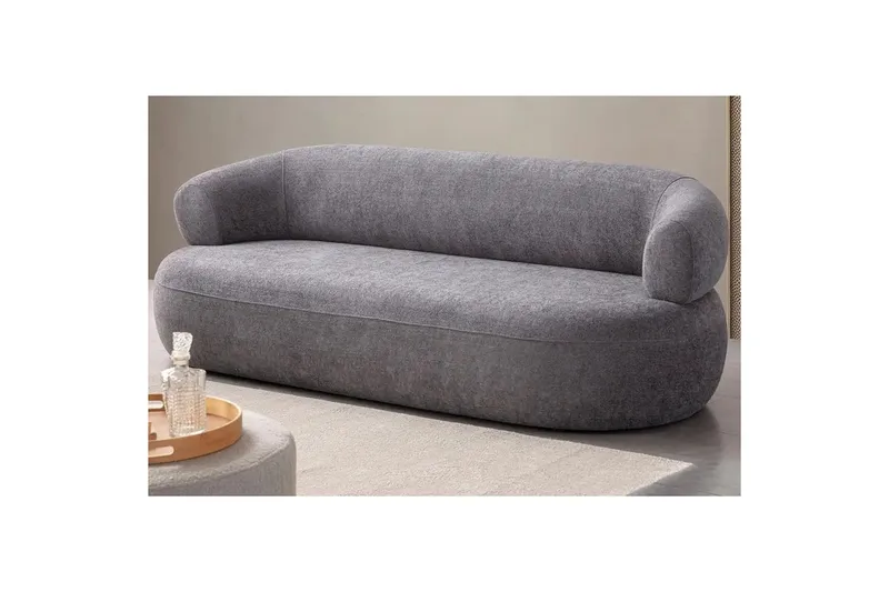 Kollumber Sofa 3-seter - Mørkgrå - Møbler - Sofaer - Sofa 3 seter