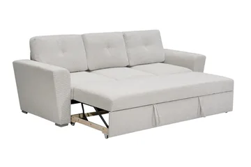 Leia 3-seters Sovesofa i Stoff - Beige - Møbler - Sofaer - Sovesofaer