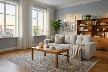 Leia 3-seters Sovesofa i Stoff - Beige - Møbler - Sofaer - Sovesofaer