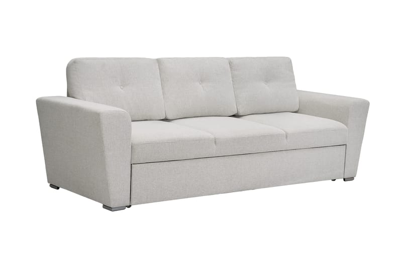 Leia 3-seters Sovesofa i Stoff - Beige - Møbler - Sofaer - Sovesofaer