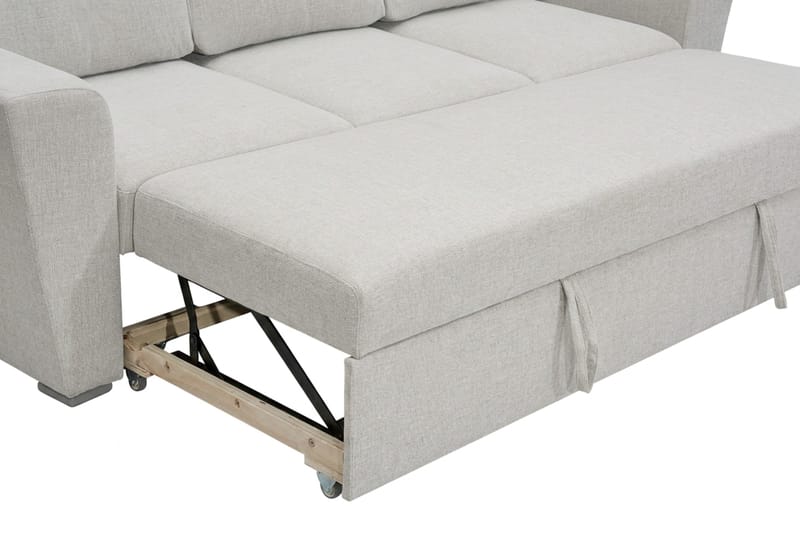 Leia 3-seters Sovesofa i Stoff - Beige - Møbler - Sofaer - Sovesofaer
