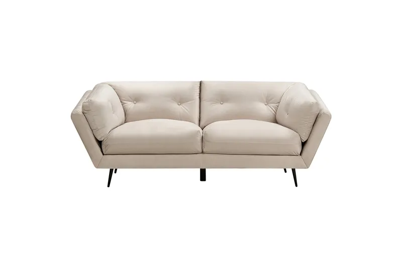 Lenvik Sofa 3-seter, Beige/Svart