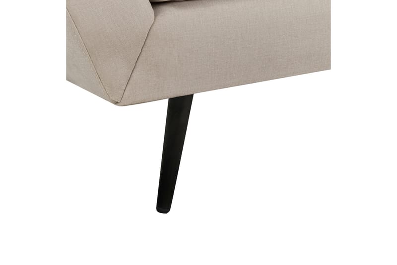 Lenvik Sofa 3-seter - Beige/Svart - Møbler - Sofaer - Fløyel sofaer