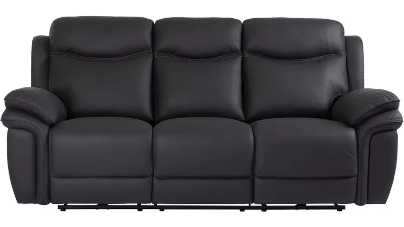 Livaro reclinersofa 3-seters elektrisk - Svart - Møbler - Sofaer - Sofa 3 seter